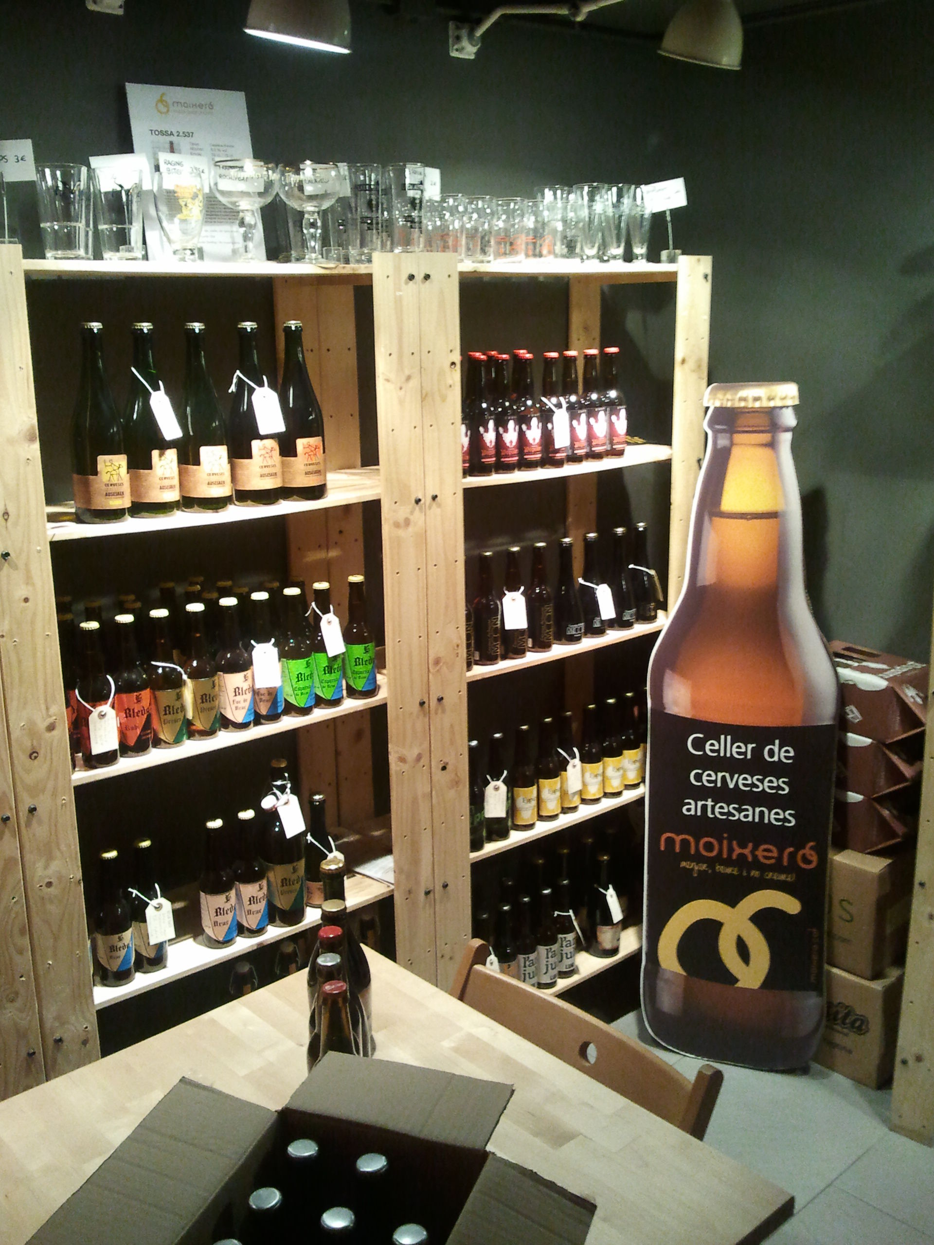 celler cerveses artesanes Moixeró