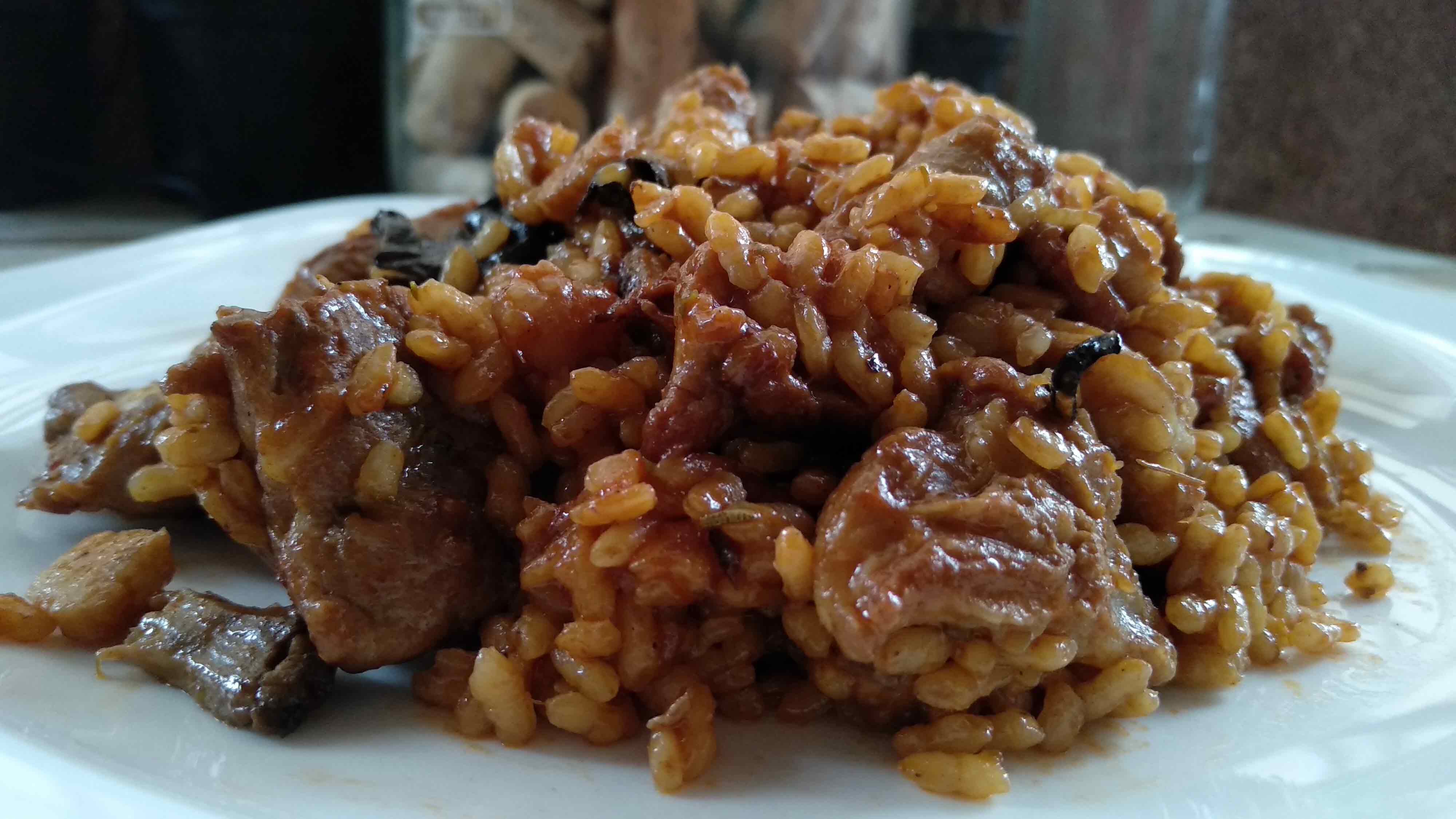 RECEPTA DE.....ARRÒS DE MUNTANYA AMB BOLETS