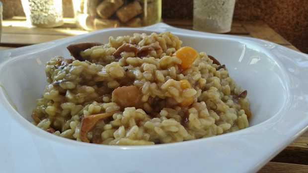 arros de tardor, melós i cremós. Un sabor de mil delícies